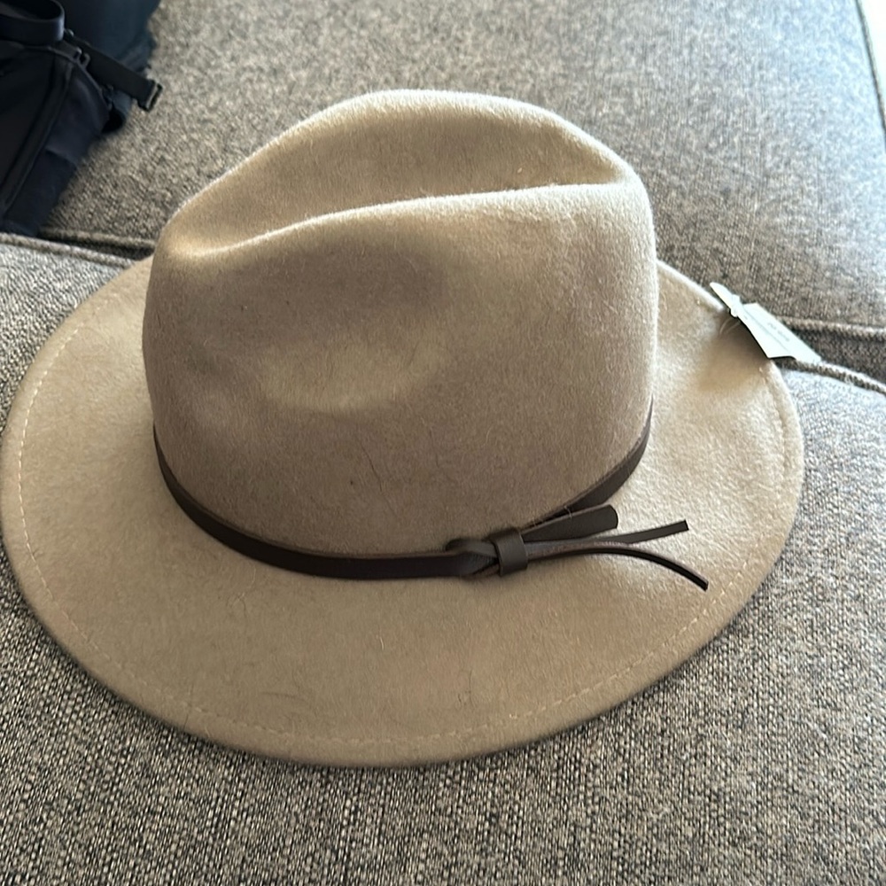 Cowboy style wool hat